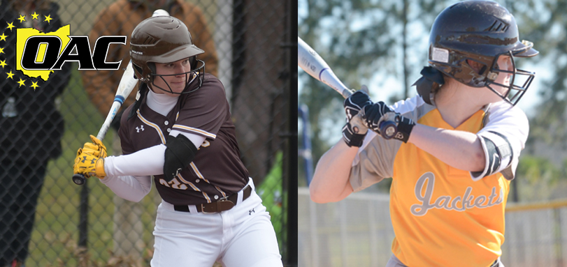 Junior All-OAC outfielder Alexis Boledovic and sophomore 2nd basemen Alexis Kozich