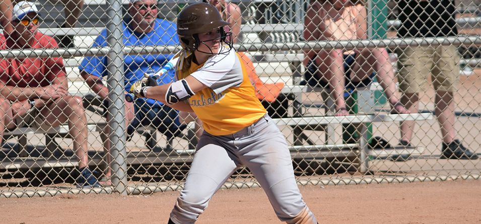 Sami Minor smacked her second career homerun in game two of sweep.  (Photo Courtesy of Jeff Boledovic)