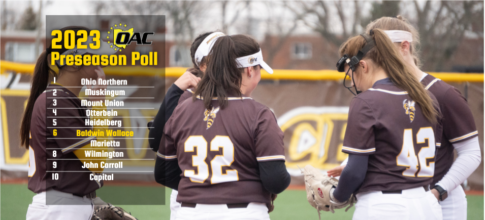 Softball Picked Tied for Sixth in OAC Preseason Coaches Poll