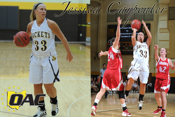 Jessica Carpenter Named OAC Player-of-the-Week