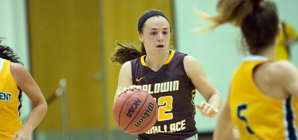 Junior All-OAC and Academic All-OAC guard Riley Schill led BW in scoring and rebounding against Babson (Mass.)