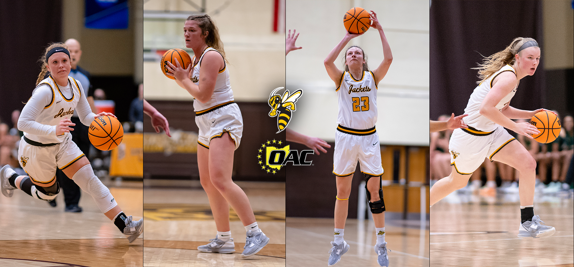 Pictured left to right: Emily Irwin, Bella Vaillant, and Caely Ressler (photos courtesy of Erik Drost '11)