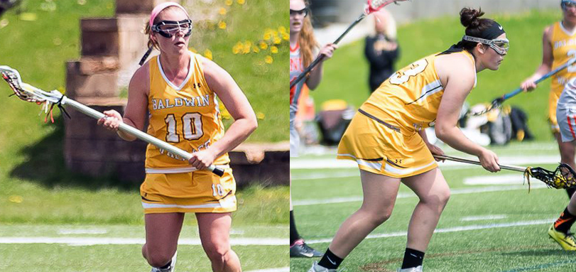 Megan Patrick scored four goals and added two assists; Hannah Albrechta scored a game-high four goals