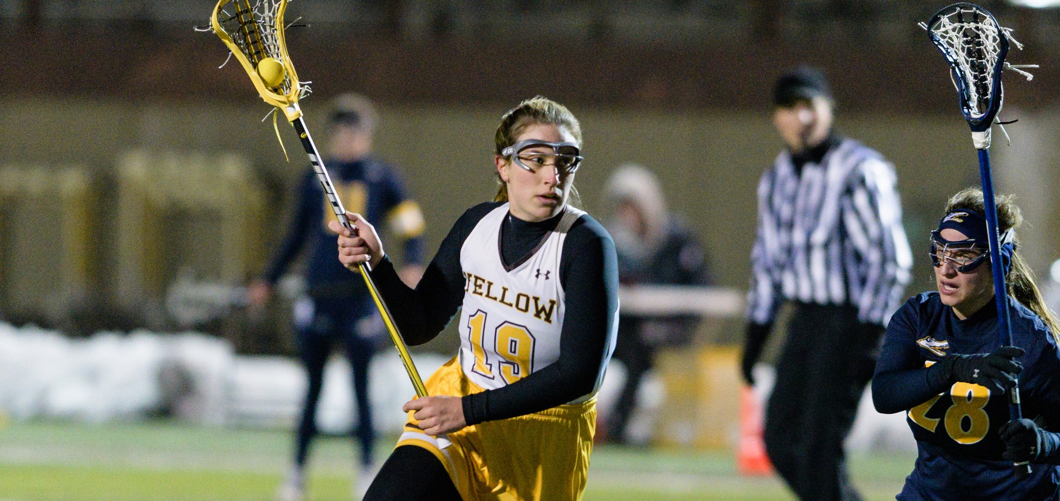 Senior attack Caitlin Wheeler recorded a career-high nine points against Ohio Northern (Photo courtesy of Jesse Kucewicz)