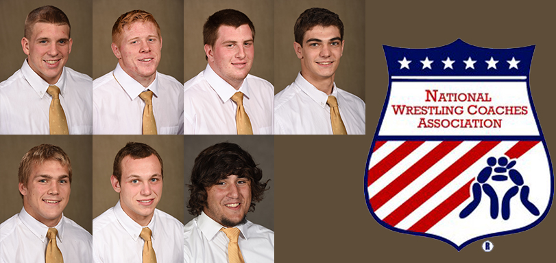 Wrestling Team and Seven Individuals Honored by NWCA for Academics