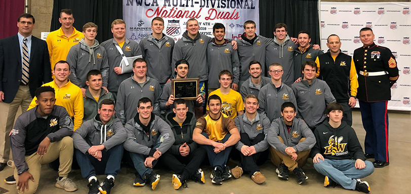 No. 8 BW Wrestling Places Fifth at NWCA National Duals