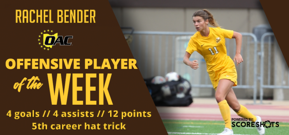 Bender Named OAC Offensive Player of the Week
