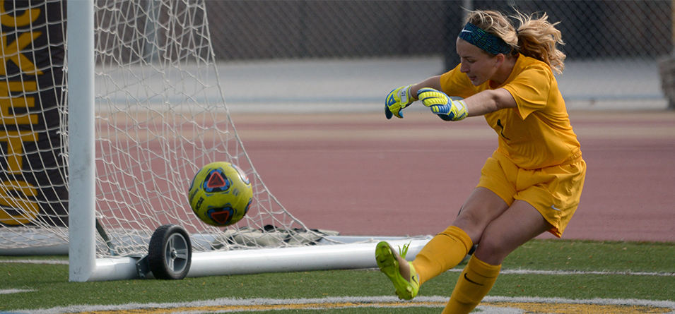 Emma Bruno recorded her fifth shutout of the season