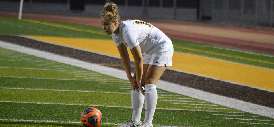 Senior Kenna Poptic scored the overtime game-winner in BW's 2-1 OAC victory at Mount Union