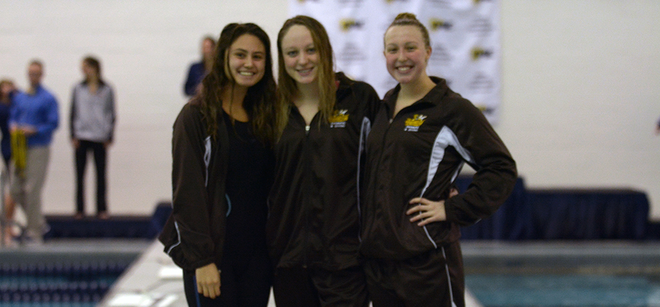 Allie Thorson, Bella Ratino and Olivia Jacob took top three places in 500-free