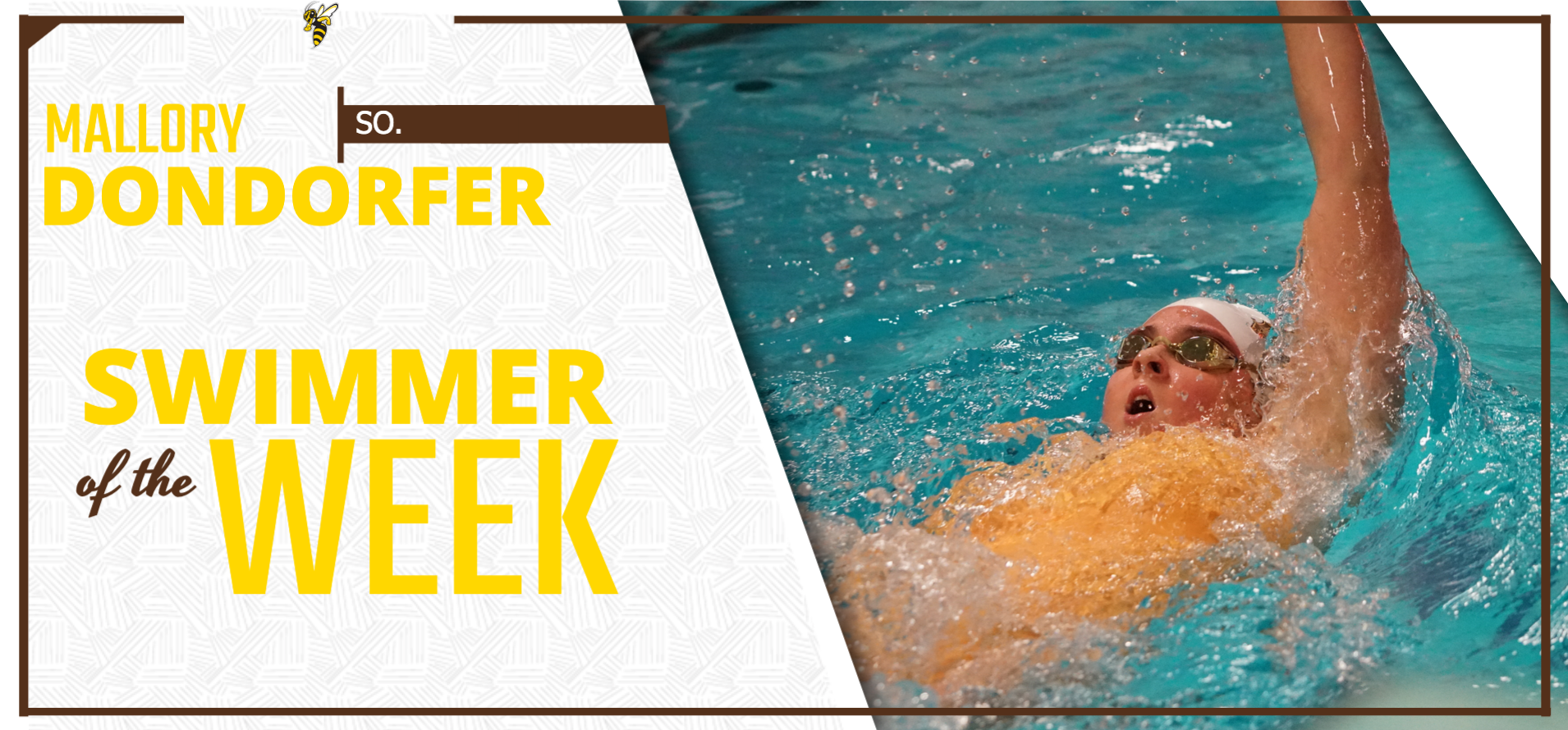 Dondorfer Garners First Career OAC Women’s Swimmer of the Week Accolade