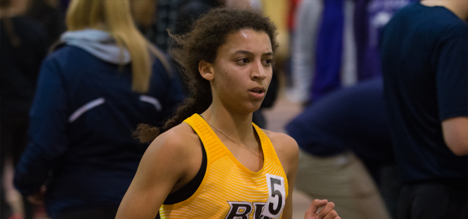 Junior distance runner Molina Otte won the 3,000-meter run at the Hillsdale Wide Track Classic