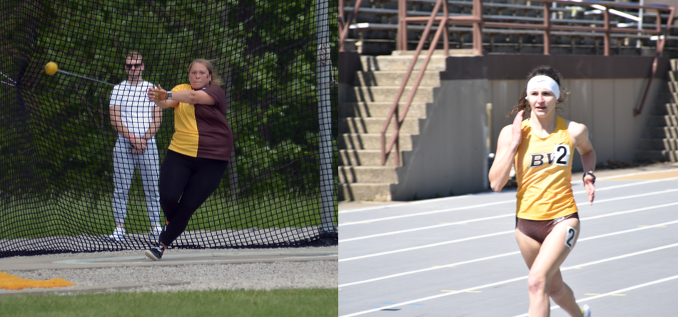 Senior All-OAC thrower Brooke Buckhannon and freshman All-OAC distance runner Hope Murphy competed at the 2021 NCAA Division III Outdoor Track and Field Championships