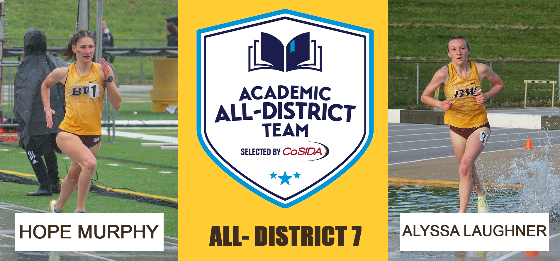 Laughner and Murphy Named to CoSIDA Academic All-District 7 Team