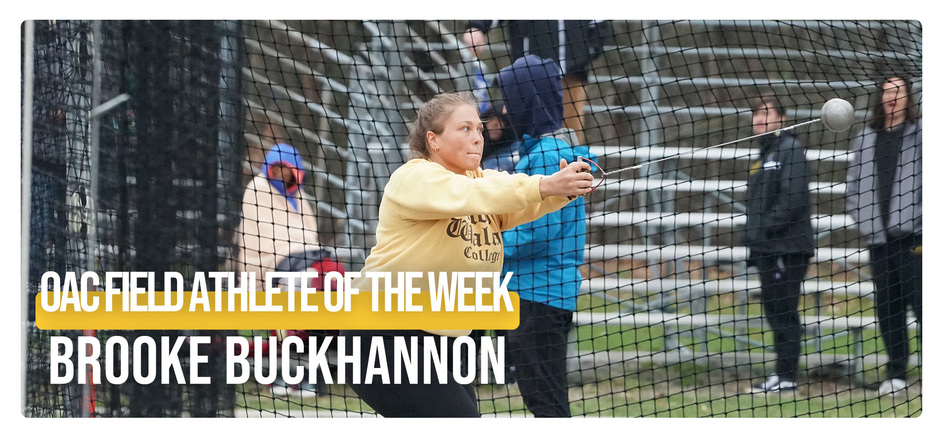 Buckhannon Receives Fifth Career OAC Women's Outdoor Field Athlete of the Week Honor