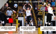Three Women's Volleyball Student-Athletes Receive All-OAC Honors