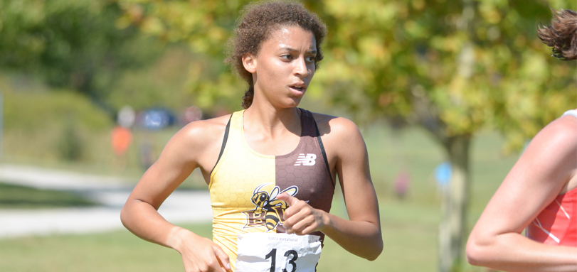 Sophomore Molina Otte ran a career-best 4k time to finish eighth at the Wooster Invitational