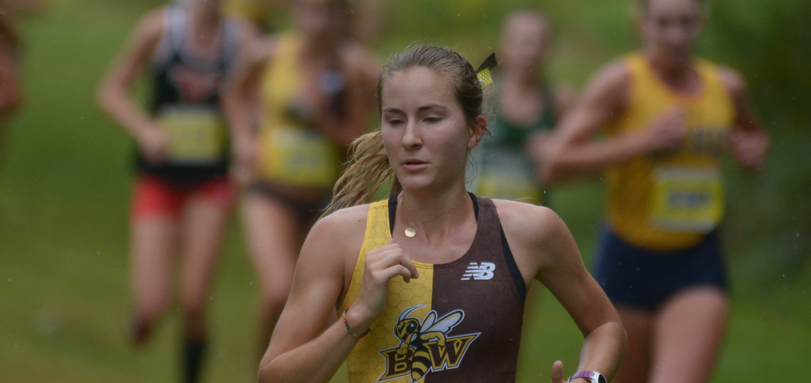 Junior All-OAC performer Bella Pendola placed 16th in the Tommy Evans Invitational with a career-best 5k time (Photo courtesy of Milton Woods)