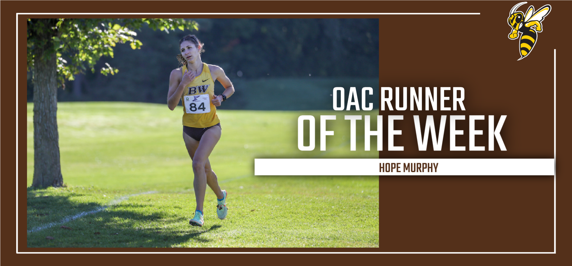 Murphy Awarded Third Weekly OAC Runner of the Week Honor This Season