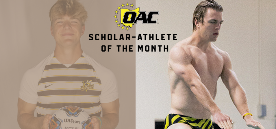 Men's Soccer Defender and Diver Heisler Named Printing Concepts OAC Scholar-Athlete of the Month for January