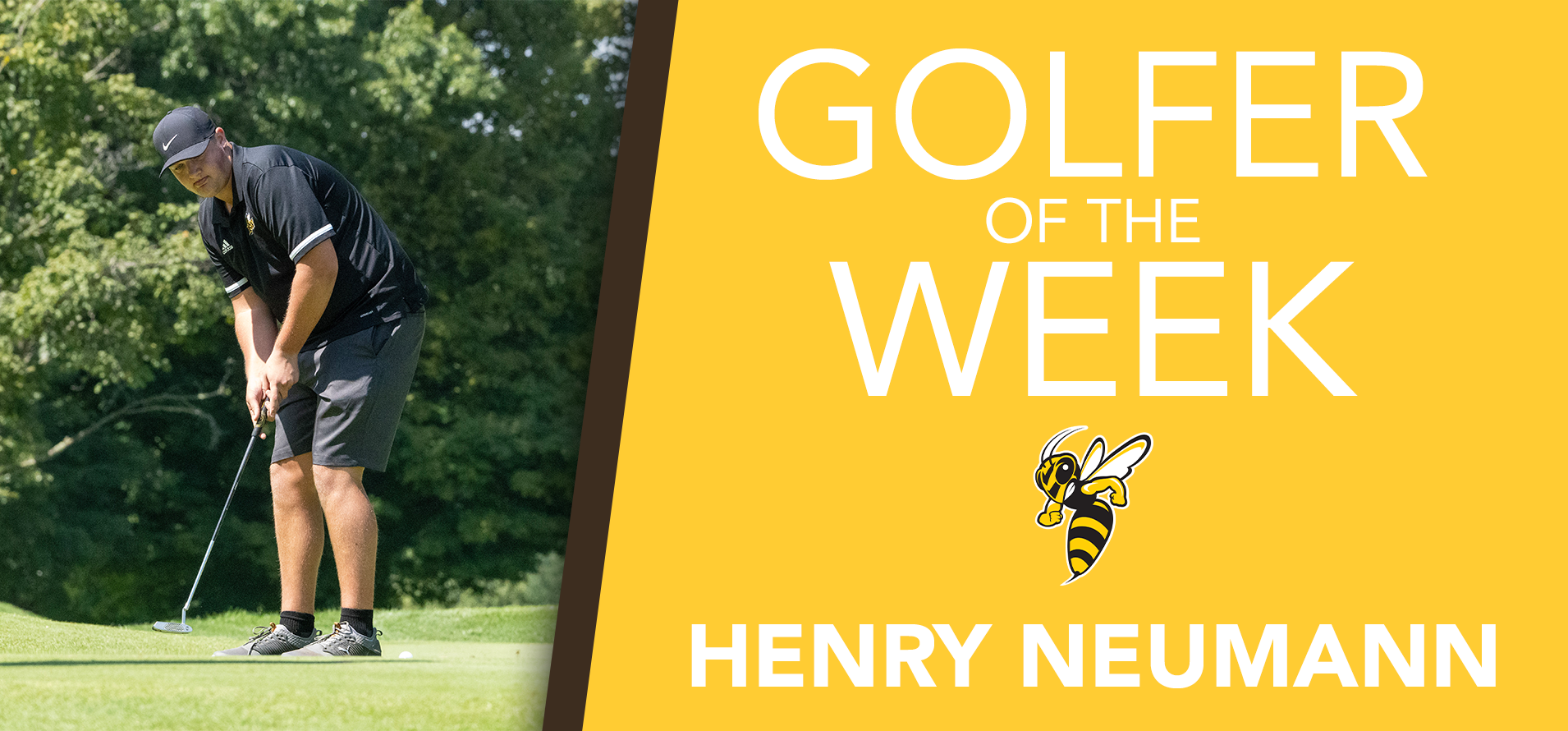 Neumann Gains First Career OAC Men’s Golfer of the Week Accolade