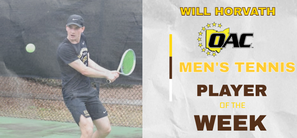 Horvath Earns First Career OAC Men’s Tennis Player of the Week Honor