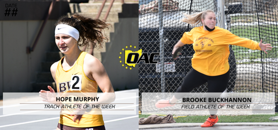 Murphy, Buckhannon Sweep Weekly OAC Track and Field Honors