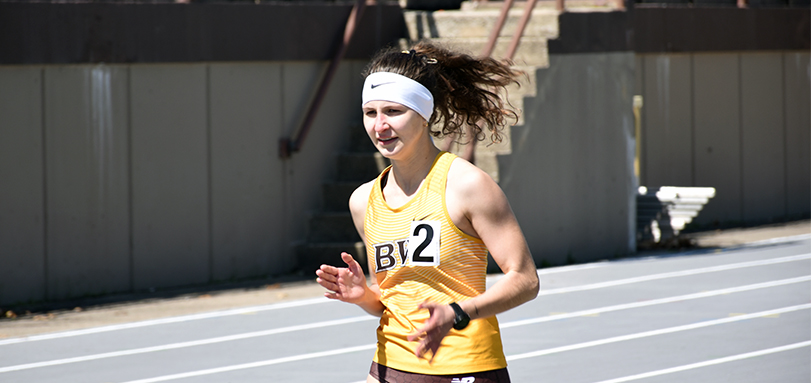 Freshman distance runner Hope Murphy won the 800-meter run at the 51st Sparky Adams Invitational